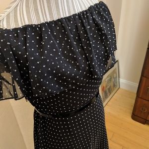 White House Black Market Polka Dot Dress